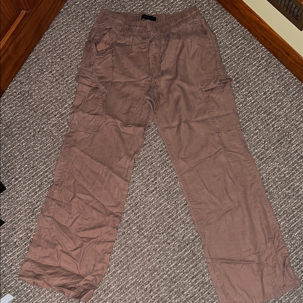 Women's Stylish Brown Cargo Pants